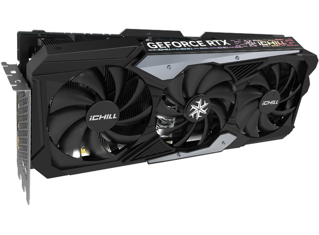 Видеокарта INNO3D PCI-Ex GeForce RTX 4080 Super X3 16GB GDDR6X (256bit) (2610/23000) (HDMI, 3 x DisplayPort) (C408S3-166XX-187049H)  Видеокарта INNO3D PCI-Ex GeForce RTX 4080 Super X3 16GB GDDR6X (256bit) (2610/23000) (HDMI, 3 x DisplayPort) (C408S3-166XX-187049H)