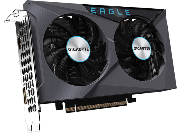 Видеокарта Gigabyte PCI-Ex Radeon RX 6500 XT EAGLE 4G 4 GB GDDR6 (64 bit) (18000) (1 x HDMI, 1 x DisplayPort) (GV-R65XTEAGLE-4GD) - изображение 2 Видеокарта Gigabyte PCI-Ex Radeon RX 6500 XT EAGLE 4G 4 GB GDDR6 (64 bit) (18000) (1 x HDMI, 1 x DisplayPort) (GV-R65XTEAGLE-4GD) - изображение 2