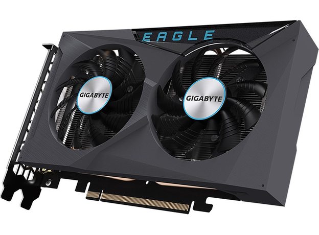 Видеокарта Gigabyte PCI-Ex Radeon RX 6500 XT EAGLE 4G 4 GB GDDR6 (64 bit) (18000) (1 x HDMI, 1 x DisplayPort) (GV-R65XTEAGLE-4GD) - изображение 3 Видеокарта Gigabyte PCI-Ex Radeon RX 6500 XT EAGLE 4G 4 GB GDDR6 (64 bit) (18000) (1 x HDMI, 1 x DisplayPort) (GV-R65XTEAGLE-4GD) - изображение 3