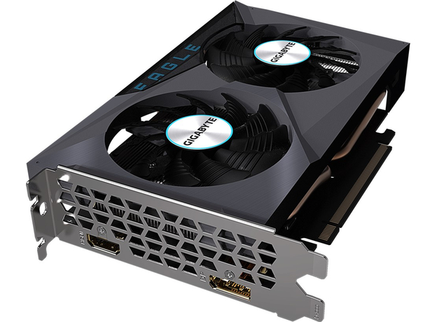Видеокарта Gigabyte PCI-Ex Radeon RX 6500 XT EAGLE 4G 4 GB GDDR6 (64 bit) (18000) (1 x HDMI, 1 x DisplayPort) (GV-R65XTEAGLE-4GD) - изображение 4 Видеокарта Gigabyte PCI-Ex Radeon RX 6500 XT EAGLE 4G 4 GB GDDR6 (64 bit) (18000) (1 x HDMI, 1 x DisplayPort) (GV-R65XTEAGLE-4GD) - изображение 4