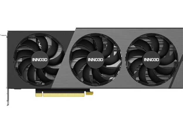Видеокарта INNO3D PCI-Ex GeForce RTX 4070 Ti Super X3 OC 16GB GDDR6X (256bit) (2640/21000) (HDMI, 3 x DisplayPort) (N407TS3-166XX-186158N)  Видеокарта INNO3D PCI-Ex GeForce RTX 4070 Ti Super X3 OC 16GB GDDR6X (256bit) (2640/21000) (HDMI, 3 x DisplayPort) (N407TS3-166XX-186158N)