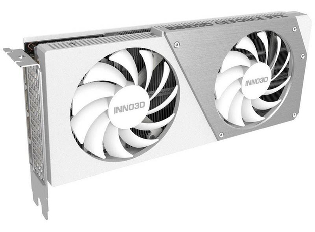 Видеокарта INNO3D PCI-Ex GeForce RTX 4070 Twin X2 OC White Stealth 12GB GDDR6X (192bit) (2505/21000) (HDMI, 3 x DisplayPort) (N40702-126XX-183052V)  Видеокарта INNO3D PCI-Ex GeForce RTX 4070 Twin X2 OC White Stealth 12GB GDDR6X (192bit) (2505/21000) (HDMI, 3 x DisplayPort) (N40702-126XX-183052V)