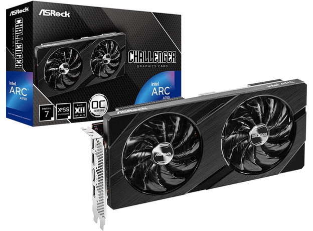 Asrock PCI-Ex Arc A750 8GB GDDR6 (256bit) (2200/16000) (1 x HDMI, 3 x DisplayPort) (A750 CLD 8GO) - изображение 6