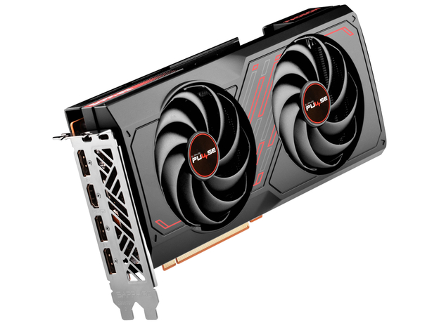 Sapphire PCI-Ex Radeon RX 7600 Pulse OC Edition 8GB GDDR6 (128bit) (2755/18000) (HDMI, 3 x DisplayPort) (11324-01-20G) - изображение 4 Sapphire PCI-Ex Radeon RX 7600 Pulse OC Edition 8GB GDDR6 (128bit) (2755/18000) (HDMI, 3 x DisplayPort) (11324-01-20G) - изображение 4