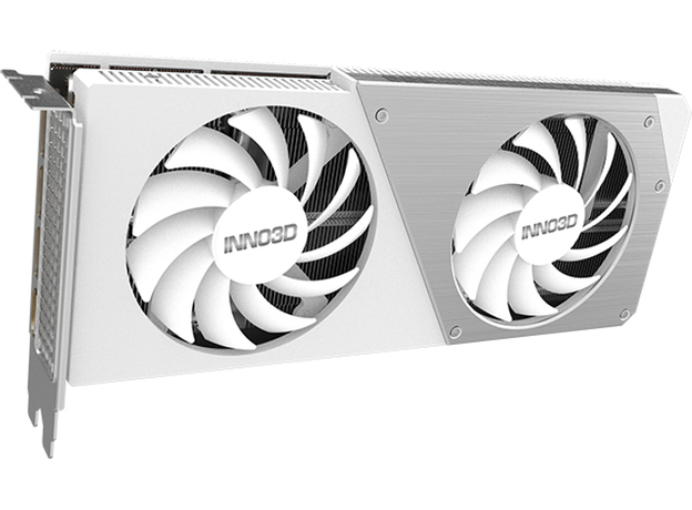 INNO3D PCI-Ex GeForce RTX 4060 Ti Twin X2 OC White 8GB GDDR6 (128bit) (2565/18000) (1 х HDMI, 3 x DisplayPort) (N406T2-08D6X-171153W) - изображение 2 INNO3D PCI-Ex GeForce RTX 4060 Ti Twin X2 OC White 8GB GDDR6 (128bit) (2565/18000) (1 х HDMI, 3 x DisplayPort) (N406T2-08D6X-171153W) - изображение 2