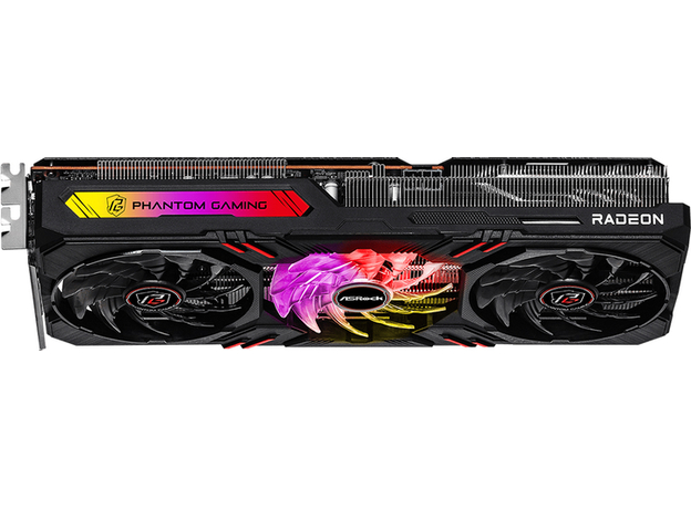 ASRock PCI-Ex Radeon RX 7600 Phantom Gaming OC 8GB GDDR6 (128bit) (2755/18000) (1 x HDMI, 3 x DisplayPort) (RX7600 PG 8GO) - изображение 3 ASRock PCI-Ex Radeon RX 7600 Phantom Gaming OC 8GB GDDR6 (128bit) (2755/18000) (1 x HDMI, 3 x DisplayPort) (RX7600 PG 8GO) - изображение 3