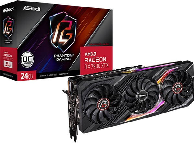 Відеокарта ASRock PCI-Ex Radeon RX 7900 XTX Phantom Gaming OC 24GB GDDR6 (384bit) (2615/20000) (HDMI, 3 x DisplayPort) (RX7900XTX PG 24GO) - зображення 5 Відеокарта ASRock PCI-Ex Radeon RX 7900 XTX Phantom Gaming OC 24GB GDDR6 (384bit) (2615/20000) (HDMI, 3 x DisplayPort) (RX7900XTX PG 24GO) - зображення 5