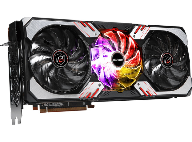 Видеокарта ASRock PCI-Ex Radeon RX 6800 XT Phantom Gaming OC 16GB GDDR6 (256bit) (2310/16000) (HDMI, 3 x DisplayPort) (RX6800XT PG 16GO) - изображение 2 Видеокарта ASRock PCI-Ex Radeon RX 6800 XT Phantom Gaming OC 16GB GDDR6 (256bit) (2310/16000) (HDMI, 3 x DisplayPort) (RX6800XT PG 16GO) - изображение 2