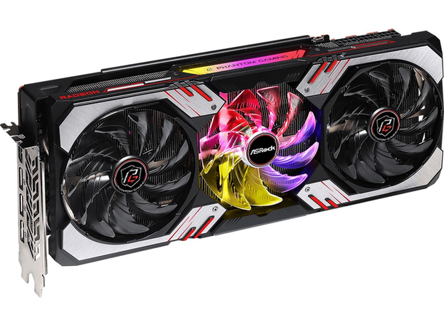 Видеокарта ASRock PCI-Ex Radeon RX 6800 XT Phantom Gaming OC 16GB GDDR6 (256bit) (2310/16000) (HDMI, 3 x DisplayPort) (RX6800XT PG 16GO) - изображение 3 Видеокарта ASRock PCI-Ex Radeon RX 6800 XT Phantom Gaming OC 16GB GDDR6 (256bit) (2310/16000) (HDMI, 3 x DisplayPort) (RX6800XT PG 16GO) - изображение 3