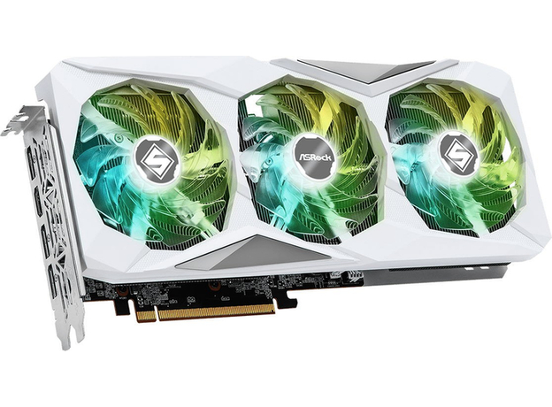 Відеокарта ASRock PCI-Ex Radeon RX 7600 Steel Legend OC 8GB GDDR6 (128bit) (2725/18000) (1 x HDMI, 3 x DisplayPort) (RX7600 SL 8GO) - зображення 2 Відеокарта ASRock PCI-Ex Radeon RX 7600 Steel Legend OC 8GB GDDR6 (128bit) (2725/18000) (1 x HDMI, 3 x DisplayPort) (RX7600 SL 8GO) - зображення 2