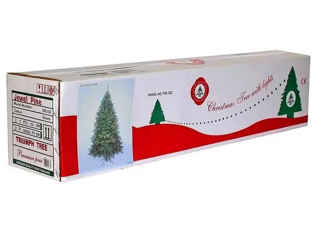 Искусственная сосна Triumph Tree Icelandic iridescent 2.15 м Белая с блеском (8711473061635) - изображение 5