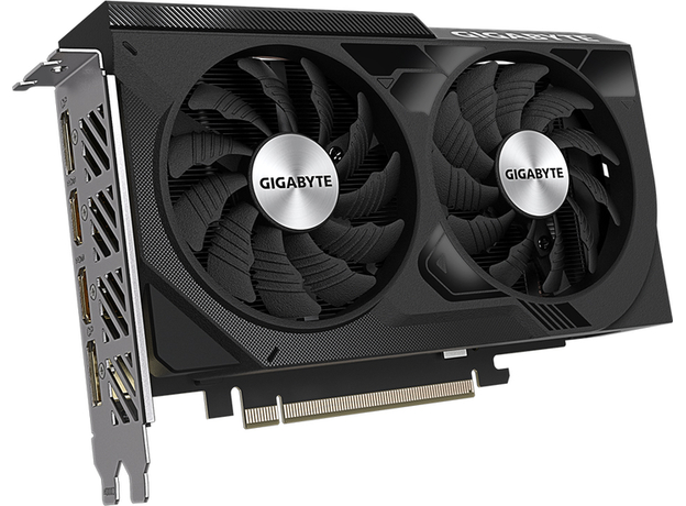 Відеокарта Gigabyte PCI-Ex GeForce RTX 4060 Windforce OC 8GB GDDR6 (128bit) (2475/17000) (2 x HDMI, 2 x DisplayPort) (GV-N4060WF2OC-8GD) - зображення 2