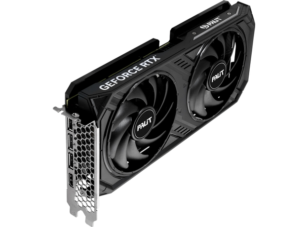 Видеокарта Palit PCI-Ex GeForce RTX 4060 Ti Dual 8GB GDDR6 (128bit) (2535/18000) (HDMI, 3 x DisplayPort) (NE6406T019P1-1060D) - изображение 3 Видеокарта Palit PCI-Ex GeForce RTX 4060 Ti Dual 8GB GDDR6 (128bit) (2535/18000) (HDMI, 3 x DisplayPort) (NE6406T019P1-1060D) - изображение 3