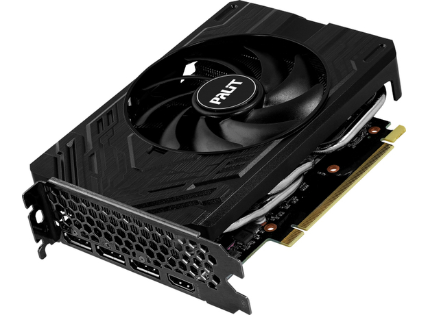 Видеокарта Palit PCI-Ex GeForce RTX 4060 Ti StormX 8GB GDDR6 (128bit) (2535/18000) (HDMI, 3 x DisplayPort) (NE6406T019P1-1060F) - изображение 4 Видеокарта Palit PCI-Ex GeForce RTX 4060 Ti StormX 8GB GDDR6 (128bit) (2535/18000) (HDMI, 3 x DisplayPort) (NE6406T019P1-1060F) - изображение 4