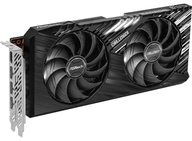 Видеокарта ASRock Radeon RX 7700 XT CHALLENGER OC 12G (RX7700XT CL 12GO) - изображение 2 Видеокарта ASRock Radeon RX 7700 XT CHALLENGER OC 12G (RX7700XT CL 12GO) - изображение 2