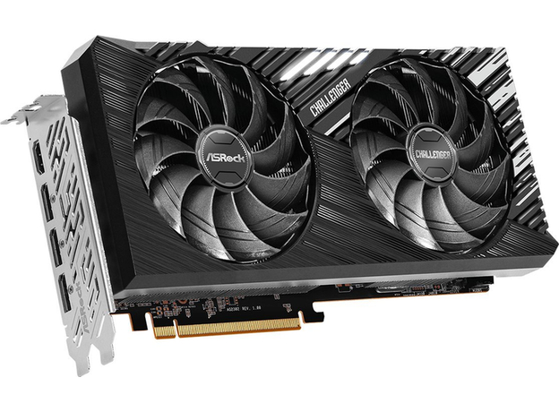 Видеокарта ASRock Radeon RX 7700 XT CHALLENGER OC 12G (RX7700XT CL 12GO) - изображение 3 Видеокарта ASRock Radeon RX 7700 XT CHALLENGER OC 12G (RX7700XT CL 12GO) - изображение 3