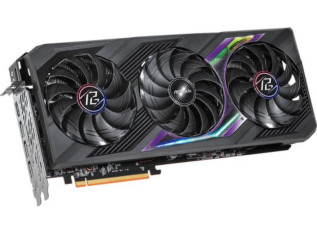 Видеокарта ASRock Radeon RX 7700 XT PHANTOM GAMING OC 12G (RX7700XT PG 12GO) - изображение 3 Видеокарта ASRock Radeon RX 7700 XT PHANTOM GAMING OC 12G (RX7700XT PG 12GO) - изображение 3