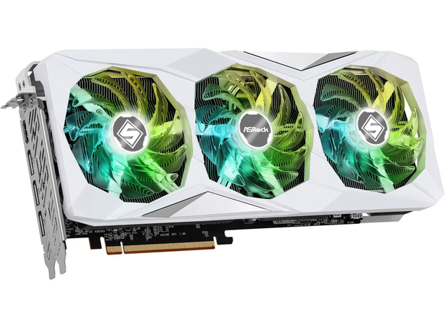 Видеокарта ASRock Radeon RX 7700 XT STEEL LEGEND OC 12G (RX7700XT SL 12GO) - изображение 3 Видеокарта ASRock Radeon RX 7700 XT STEEL LEGEND OC 12G (RX7700XT SL 12GO) - изображение 3