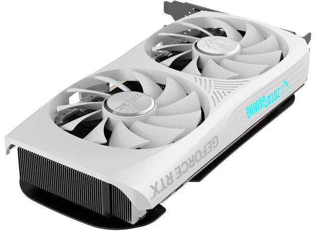 Видеокарта Zotac PCI-Ex GeForce RTX 4060 Ti Twin Edge OC White Edition 8GB GDDR6 (128bit) (2565/18000) (HDMI, 3 x DisplayPort) (ZT-D40610Q-10M) - изображение 3 Видеокарта Zotac PCI-Ex GeForce RTX 4060 Ti Twin Edge OC White Edition 8GB GDDR6 (128bit) (2565/18000) (HDMI, 3 x DisplayPort) (ZT-D40610Q-10M) - изображение 3