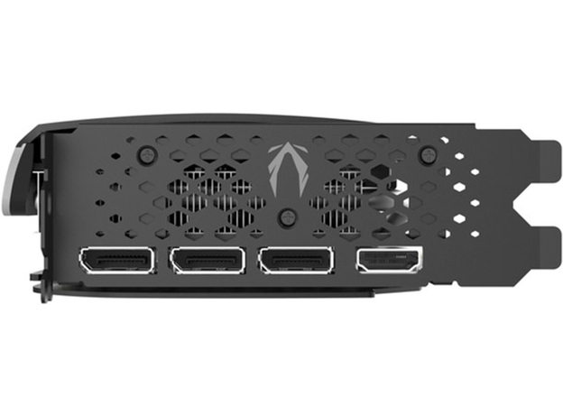 Відеокарта Zotac PCI-Ex GeForce RTX 4060 Ti AMP 16GB GDDR6 (128bit) (2595/18000) (1 x HDMI, 3 x DisplayPort) (ZT-D40620F-10M) - зображення 5 Відеокарта Zotac PCI-Ex GeForce RTX 4060 Ti AMP 16GB GDDR6 (128bit) (2595/18000) (1 x HDMI, 3 x DisplayPort) (ZT-D40620F-10M) - зображення 5