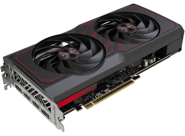 Відеокарта Sapphire PCI-Ex Radeon RX 7600 XT Pulse OC 16GB GDDR6 (128bit) (2810/18000) (2 х HDMI, 2 x DisplayPort) (11339-04-20G) - зображення 3 Відеокарта Sapphire PCI-Ex Radeon RX 7600 XT Pulse OC 16GB GDDR6 (128bit) (2810/18000) (2 х HDMI, 2 x DisplayPort) (11339-04-20G) - зображення 3