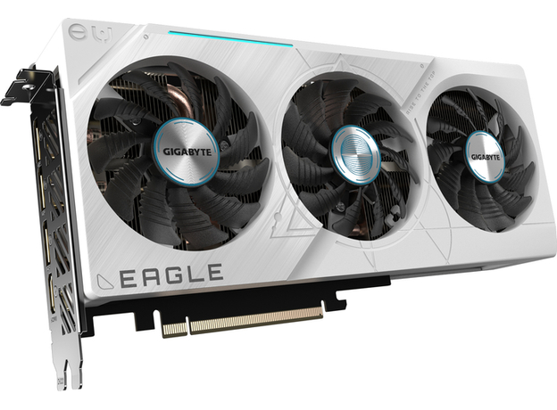 Відеокарта Gigabyte PCI-Ex GeForce RTX 4070 Super Eagle OC ICE 12G 12GB GDDR6X (192bit) (2535/21000) (HDMI, 3 x DisplayPort) (GV-N407SEAGLEOC ICE-12GD) - зображення 3 Відеокарта Gigabyte PCI-Ex GeForce RTX 4070 Super Eagle OC ICE 12G 12GB GDDR6X (192bit) (2535/21000) (HDMI, 3 x DisplayPort) (GV-N407SEAGLEOC ICE-12GD) - зображення 3