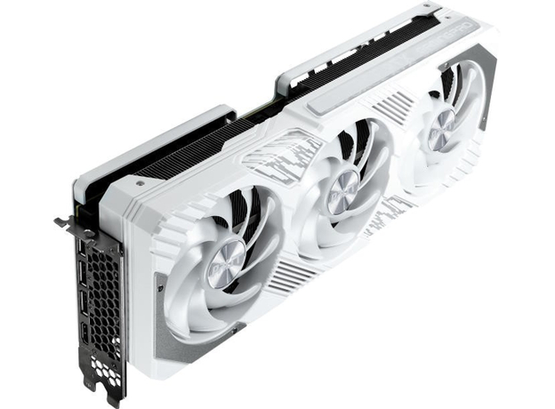 Видеокарта Palit PCI-Ex GeForce RTX 4070 Ti GamingPro White OC 12GB GDDR6X (192bit) (2670/21000) (1 x HDMI, 3 x DisplayPort) (NED407TV19K9-1043W) - изображение 4 Видеокарта Palit PCI-Ex GeForce RTX 4070 Ti GamingPro White OC 12GB GDDR6X (192bit) (2670/21000) (1 x HDMI, 3 x DisplayPort) (NED407TV19K9-1043W) - изображение 4