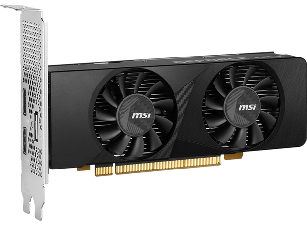 Відеокарта MSI PCI-Ex GeForce RTX 3050 LP OC 6GB GDDR6 (96bit) (1492/14000) (2 x HDMI, DisplayPort) (V812-023R) - зображення 2 Відеокарта MSI PCI-Ex GeForce RTX 3050 LP OC 6GB GDDR6 (96bit) (1492/14000) (2 x HDMI, DisplayPort) (V812-023R) - зображення 2
