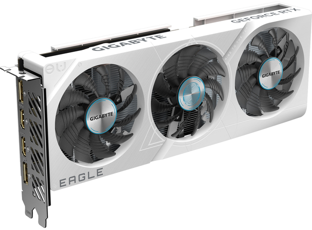 Відеокарта Gigabyte PCI-Ex GeForce RTX 4060 Eagle OC ICE 8GB GDDR6 (128bit) (2505/17000) (2 x HDMI, 2 x DisplayPort) (GV-N4060EAGLEOC ICE-8GD) - зображення 2 Відеокарта Gigabyte PCI-Ex GeForce RTX 4060 Eagle OC ICE 8GB GDDR6 (128bit) (2505/17000) (2 x HDMI, 2 x DisplayPort) (GV-N4060EAGLEOC ICE-8GD) - зображення 2