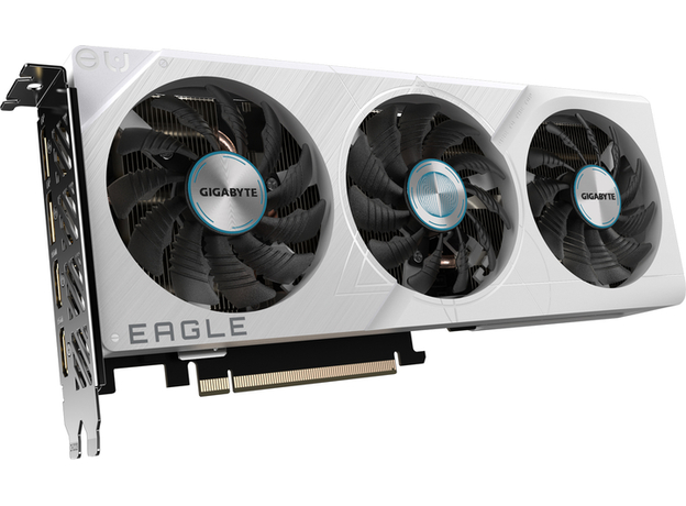 Відеокарта Gigabyte PCI-Ex GeForce RTX 4060 Ti Eagle OC ICE 8GB GDDR6 (128bit) (2550/18000) (2 x HDMI, 2 x DisplayPort) (GV-N406TEAGLEOC ICE-8GD) - зображення 3 Відеокарта Gigabyte PCI-Ex GeForce RTX 4060 Ti Eagle OC ICE 8GB GDDR6 (128bit) (2550/18000) (2 x HDMI, 2 x DisplayPort) (GV-N406TEAGLEOC ICE-8GD) - зображення 3