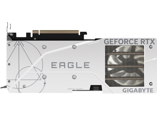 Відеокарта Gigabyte PCI-Ex GeForce RTX 4060 Ti Eagle OC ICE 8GB GDDR6 (128bit) (2550/18000) (2 x HDMI, 2 x DisplayPort) (GV-N406TEAGLEOC ICE-8GD) - зображення 6 Відеокарта Gigabyte PCI-Ex GeForce RTX 4060 Ti Eagle OC ICE 8GB GDDR6 (128bit) (2550/18000) (2 x HDMI, 2 x DisplayPort) (GV-N406TEAGLEOC ICE-8GD) - зображення 6