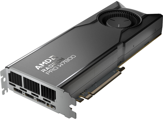 Видеокарта AMD PCI-Ex Radeon PRO W7800 32 GB GDDR6 ECC (256bit) (3 x DisplayPort, 1 x Mini DisplayPort) (100-300000075) - изображение 3 Видеокарта AMD PCI-Ex Radeon PRO W7800 32 GB GDDR6 ECC (256bit) (3 x DisplayPort, 1 x Mini DisplayPort) (100-300000075) - изображение 3