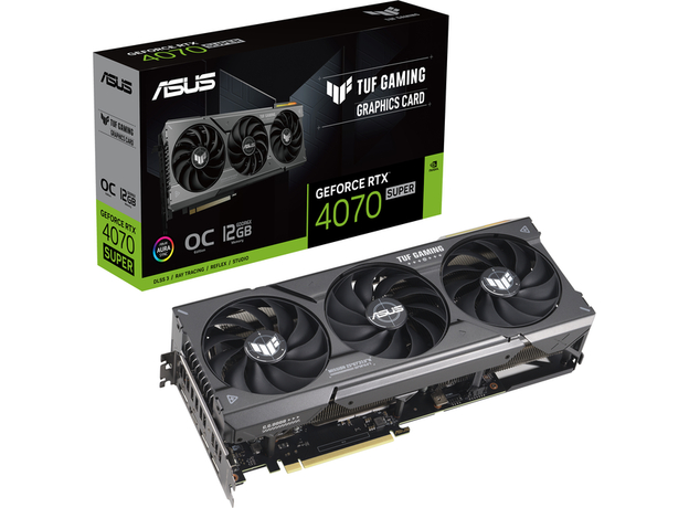 Відеокарта ASUS PCI-Ex GeForce RTX 4070 Super TUF Gaming OC Edition 12GB GDDR6X (192bit) (2595/21000) (HDMI, 3 x DisplayPort) (TUF-RTX4070S-O12G-GAMING) - зображення 18 Відеокарта ASUS PCI-Ex GeForce RTX 4070 Super TUF Gaming OC Edition 12GB GDDR6X (192bit) (2595/21000) (HDMI, 3 x DisplayPort) (TUF-RTX4070S-O12G-GAMING) - зображення 18