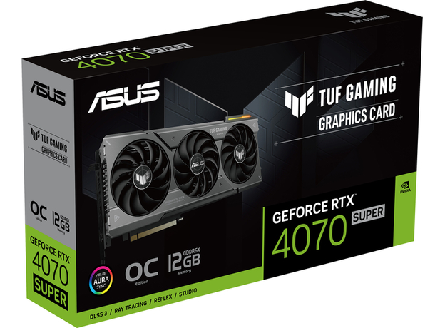 Відеокарта ASUS PCI-Ex GeForce RTX 4070 Super TUF Gaming OC Edition 12GB GDDR6X (192bit) (2595/21000) (HDMI, 3 x DisplayPort) (TUF-RTX4070S-O12G-GAMING) - зображення 19 Відеокарта ASUS PCI-Ex GeForce RTX 4070 Super TUF Gaming OC Edition 12GB GDDR6X (192bit) (2595/21000) (HDMI, 3 x DisplayPort) (TUF-RTX4070S-O12G-GAMING) - зображення 19