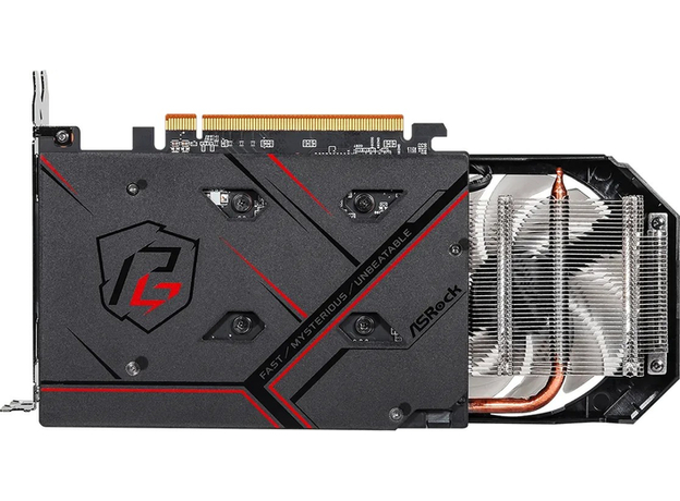 Відеокарта ASRock PCI-Ex RX 6500 XT Phantom Gaming 8GB GDDR6 (64bit) (2825/18000) (HDMI, DisplayPort) (RX6500XT PG 8GO) - зображення 3 Відеокарта ASRock PCI-Ex RX 6500 XT Phantom Gaming 8GB GDDR6 (64bit) (2825/18000) (HDMI, DisplayPort) (RX6500XT PG 8GO) - зображення 3