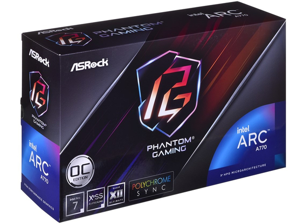 Видеокарта ASRock PCI-Ex Intel Arc A770 Phantom Gaming OC 16GB GDDR6 (256bit) (2200/17500) (HDMI, 3 x DisplayPort) (A770 PG 16GO) - изображение 11