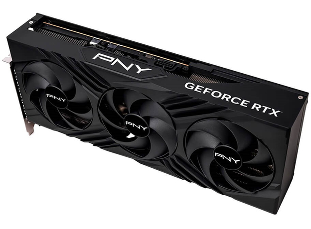Видеокарта PNY PCI-Ex GeForce RTX 4080 Super 16GB OC LED TF VERTO GDDR6X (256bit) (2565/23000) (HDMI, 3 x DisplayPort) (VCG4080S16TFXPB1-O) - изображение 4 Видеокарта PNY PCI-Ex GeForce RTX 4080 Super 16GB OC LED TF VERTO GDDR6X (256bit) (2565/23000) (HDMI, 3 x DisplayPort) (VCG4080S16TFXPB1-O) - изображение 4