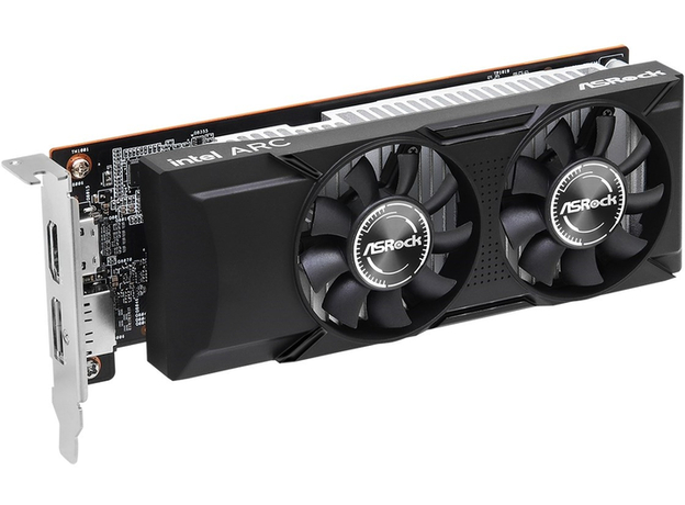 Видеокарта ASRock PCI-Ex Intel Arc A380 Low Profile 6GB GDDR6 (96bit) (2000/15500) (HDMI, DisplayPort) (A380 LP 6G) - изображение 3