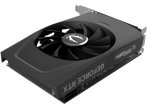 Відеокарта Zotac PCI-Ex GeForce RTX 4060 Solo 8GB GDDR6 (128bit) (2460/17000) (HDMI, 3 x DisplayPort) (ZT-D40600G-10L) - зображення 3 Відеокарта Zotac PCI-Ex GeForce RTX 4060 Solo 8GB GDDR6 (128bit) (2460/17000) (HDMI, 3 x DisplayPort) (ZT-D40600G-10L) - зображення 3