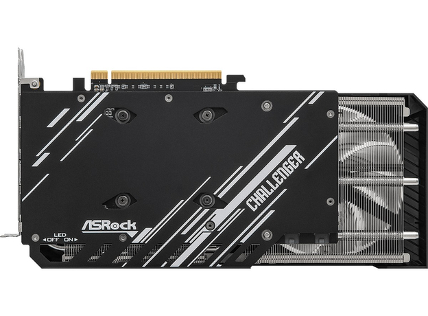 Видеокарта ASRock PCI-Ex Radeon RX 7600 XT Challenger OC 16GB GDDR6 (128bit) (2799/18000) (HDMI, 3 x DisplayPort) (RX7600XT CL 16GO) - изображение 5 Видеокарта ASRock PCI-Ex Radeon RX 7600 XT Challenger OC 16GB GDDR6 (128bit) (2799/18000) (HDMI, 3 x DisplayPort) (RX7600XT CL 16GO) - изображение 5