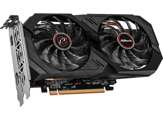 Відеокарта ASRock PCI-Ex RX 6500 XT Phantom Gaming 8GB GDDR6 (64bit) (2825/18000) (HDMI, DisplayPort) (RX6500XT PG 8GO) - зображення 2 Відеокарта ASRock PCI-Ex RX 6500 XT Phantom Gaming 8GB GDDR6 (64bit) (2825/18000) (HDMI, DisplayPort) (RX6500XT PG 8GO) - зображення 2