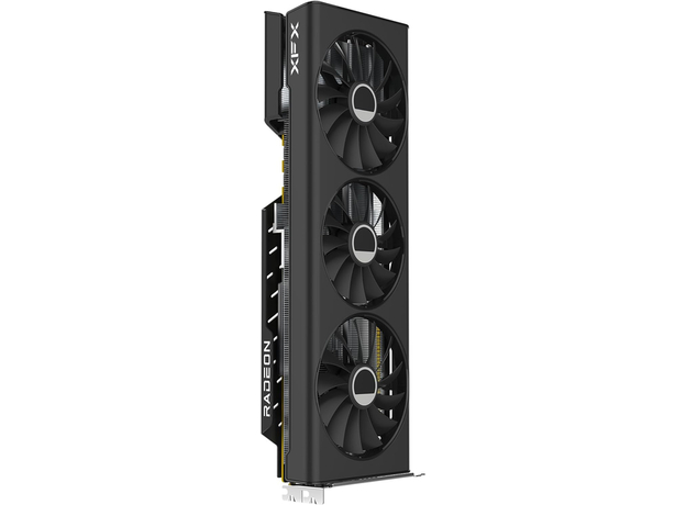 Видеокарта XFX PCI-Ex Radeon RX 7700 XT SPEEDSTER QICK 319 Black Edition 12GB GDDR6 (192bit) (2599/18000) (HDMI, 3 x DisplayPort) (RX-77TQICKB9) - изображение 6 Видеокарта XFX PCI-Ex Radeon RX 7700 XT SPEEDSTER QICK 319 Black Edition 12GB GDDR6 (192bit) (2599/18000) (HDMI, 3 x DisplayPort) (RX-77TQICKB9) - изображение 6