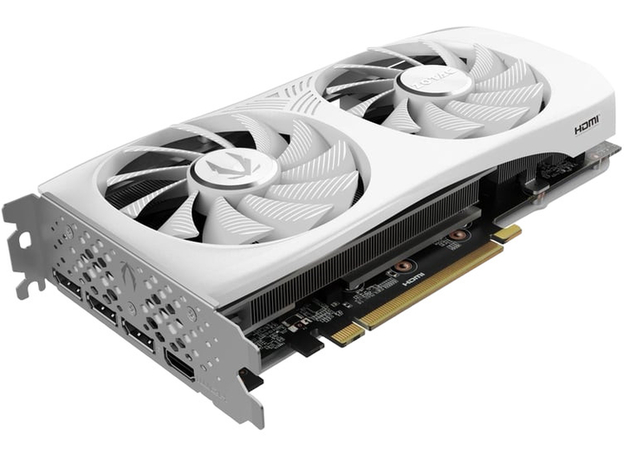Видеокарта Zotac PCI-Ex GeForce RTX 4070 SUPER TWIN EDGE OC WHITE Edition 12GB GDDR6X (192bit) (2490/21000) (1 x HDMI, 3 x DisplayPort) (ZT-D40720Q-10M) - изображение 5