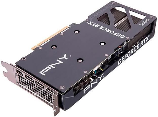 Відеокарта PNY PCI-Ex GeForce RTX 4060Ti VERTO Dual Fan 16GB GDDR6 (128bit) (1 x HDMI, 3 x DisplayPort) (VCG4060T16DFXPB1) - зображення 5 Відеокарта PNY PCI-Ex GeForce RTX 4060Ti VERTO Dual Fan 16GB GDDR6 (128bit) (1 x HDMI, 3 x DisplayPort) (VCG4060T16DFXPB1) - зображення 5