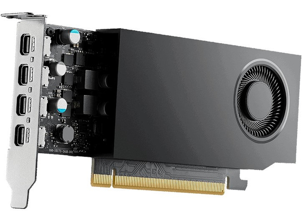 Видеокарта PNY PCI-Ex NVIDIA RTX A1000 8GB GDDR6 (128 bit) (4 x miniDisplayPort) (VCNRTXA1000-PB) - изображение 2