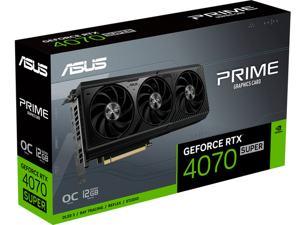 Видеокарта ASUS PCI-Ex GeForce RTX 4070 SUPER Prime 12GB GDDR6X (192bit) (2550/21000) (1 x HDMI, 3 x DisplayPort) (90YV0KC6-M0NA00) - изображение 12 Видеокарта ASUS PCI-Ex GeForce RTX 4070 SUPER Prime 12GB GDDR6X (192bit) (2550/21000) (1 x HDMI, 3 x DisplayPort) (90YV0KC6-M0NA00) - изображение 12