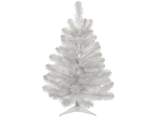 Искусственная сосна с подставкой Triumph Tree Icelandic iridescent 0.9 м Белая с блеском (8711473013603) 