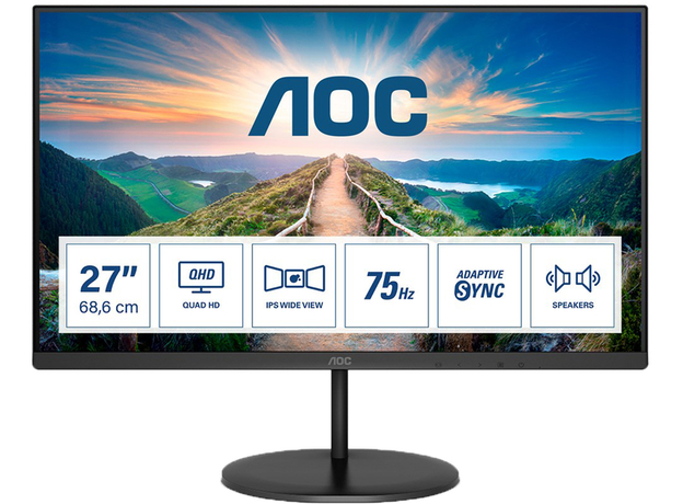 Монитор 27" AOC Q27V4EA  Монитор 27" AOC Q27V4EA