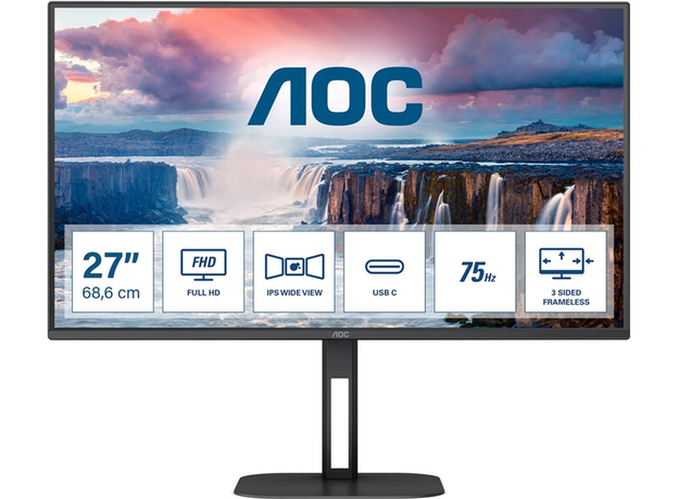 Монитор 27" AOC 27V5CE/BK 