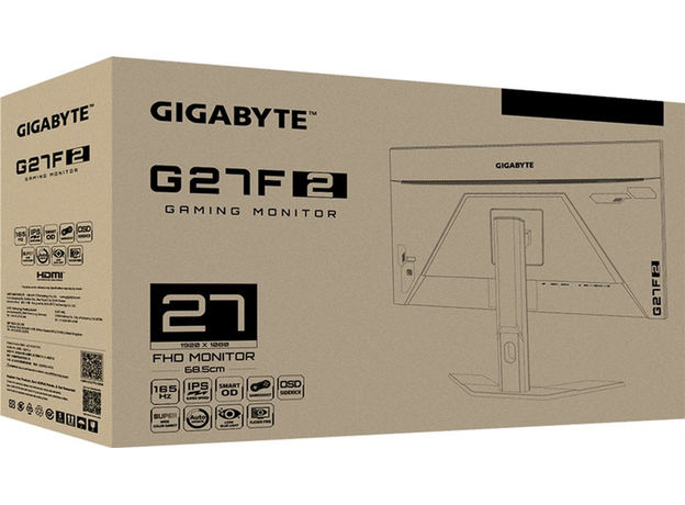 Монитор 27" Gigabyte Aorus G27F 2 Gaming Monitor - изображение 8 Монитор 27" Gigabyte Aorus G27F 2 Gaming Monitor - изображение 8